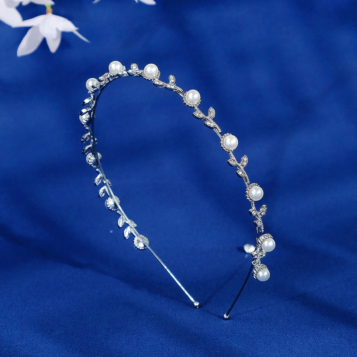 CFG Japanese and Korean style niche hair accessories bridal wedding dress versatile pressure hair headband exquisite pearl rhinestone headband
