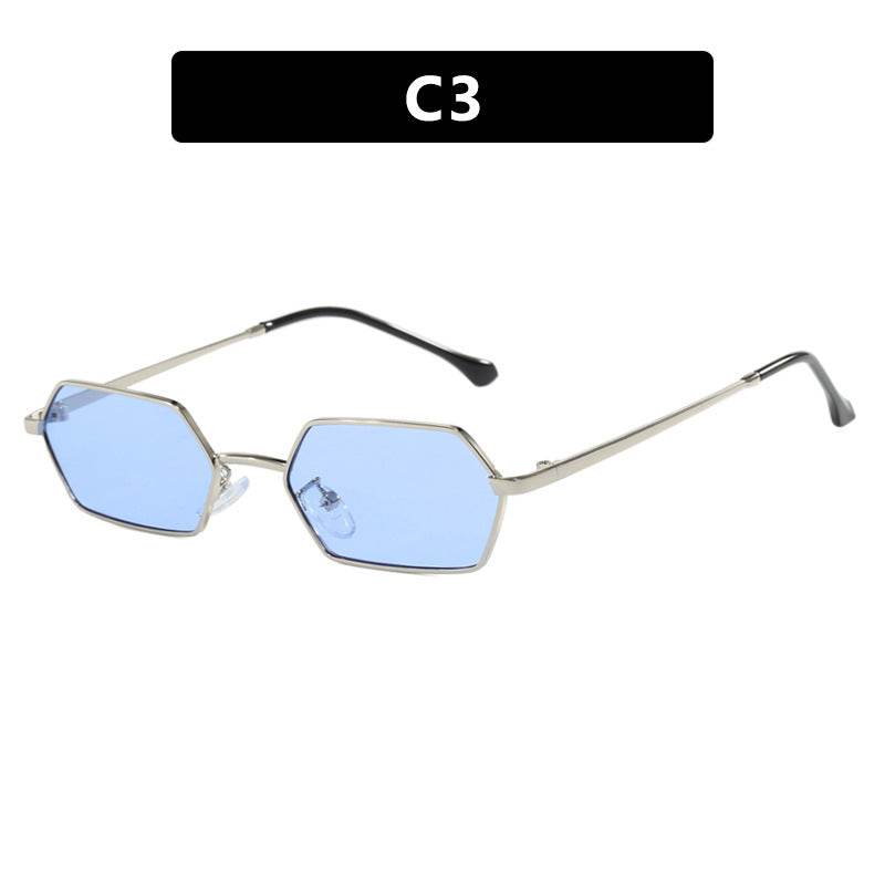 CYJ polygonal sunglasses new retro metal sunglasses spice girl fashion sunglasses personality - WhosaleJewelry