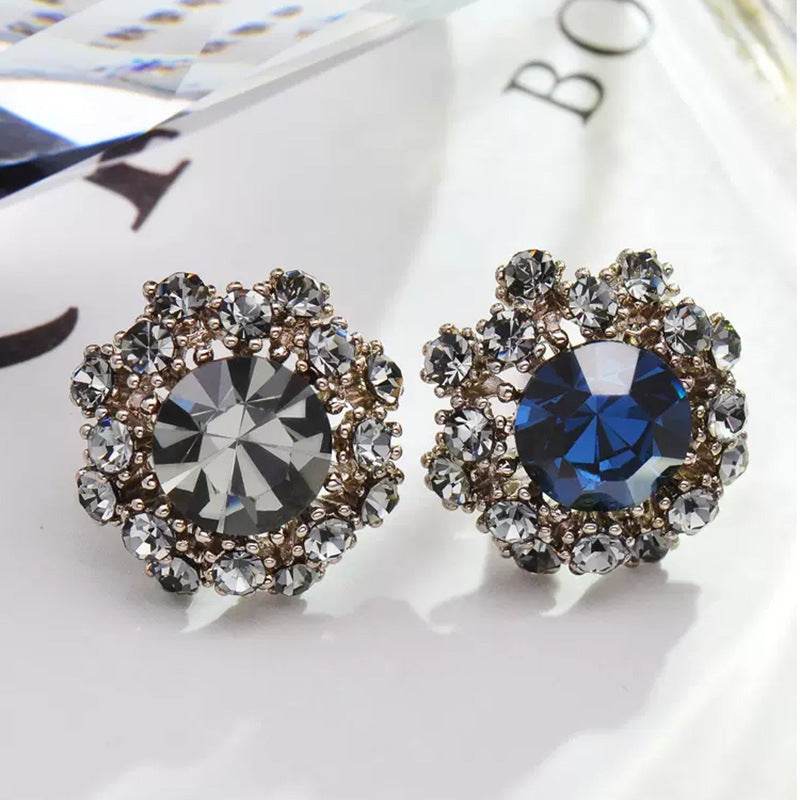 CXZ Mini Anti-light Button Neckline Low Remedy Brooch Summer Delicate Pin Fixed Clothes Rhinestone Seam-free Concealed Button - WhosaleJewelry
