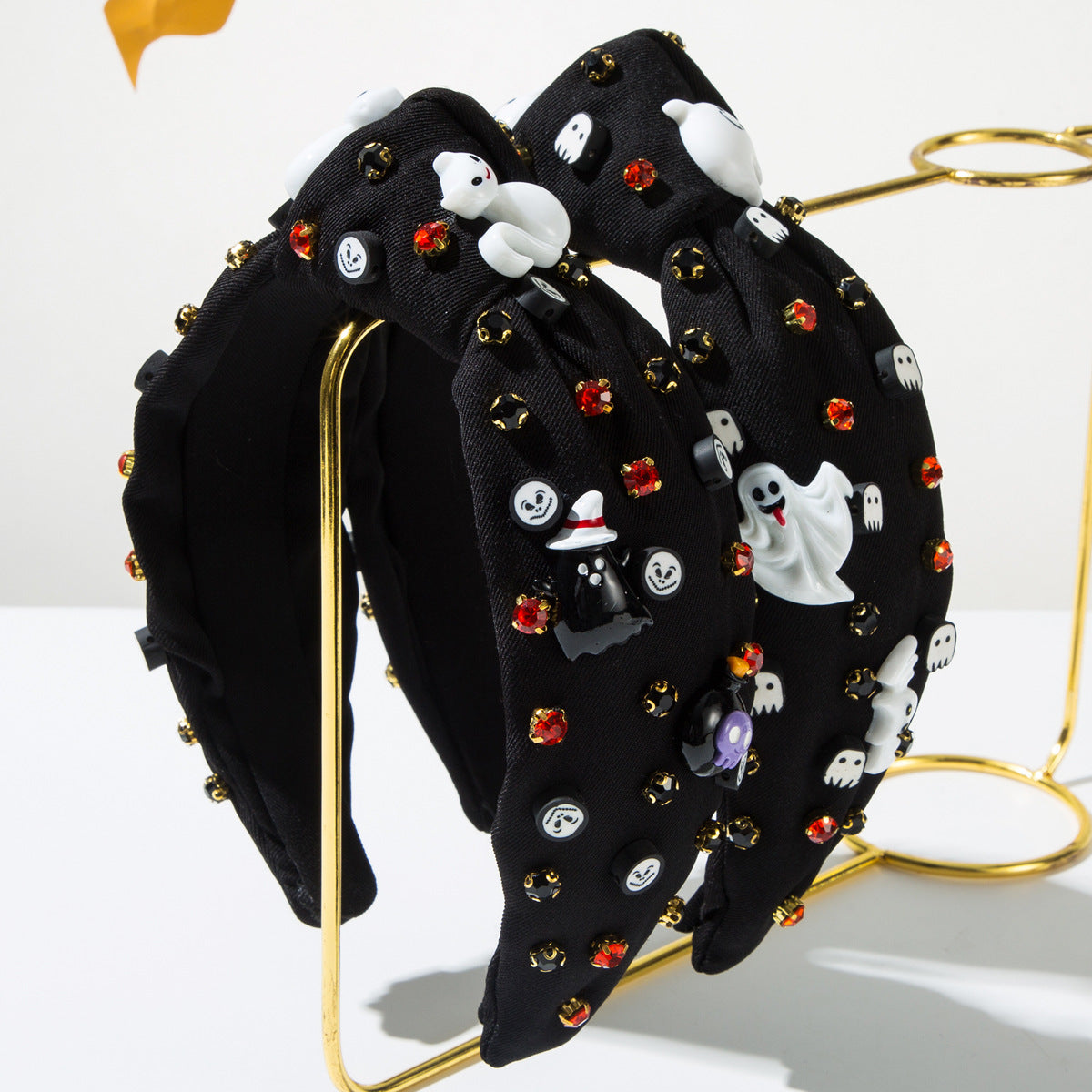 CFG Hot Sale Halloween Headband Personalized Ghost Resin Accessories Diablo Party Holiday Hair Accessories