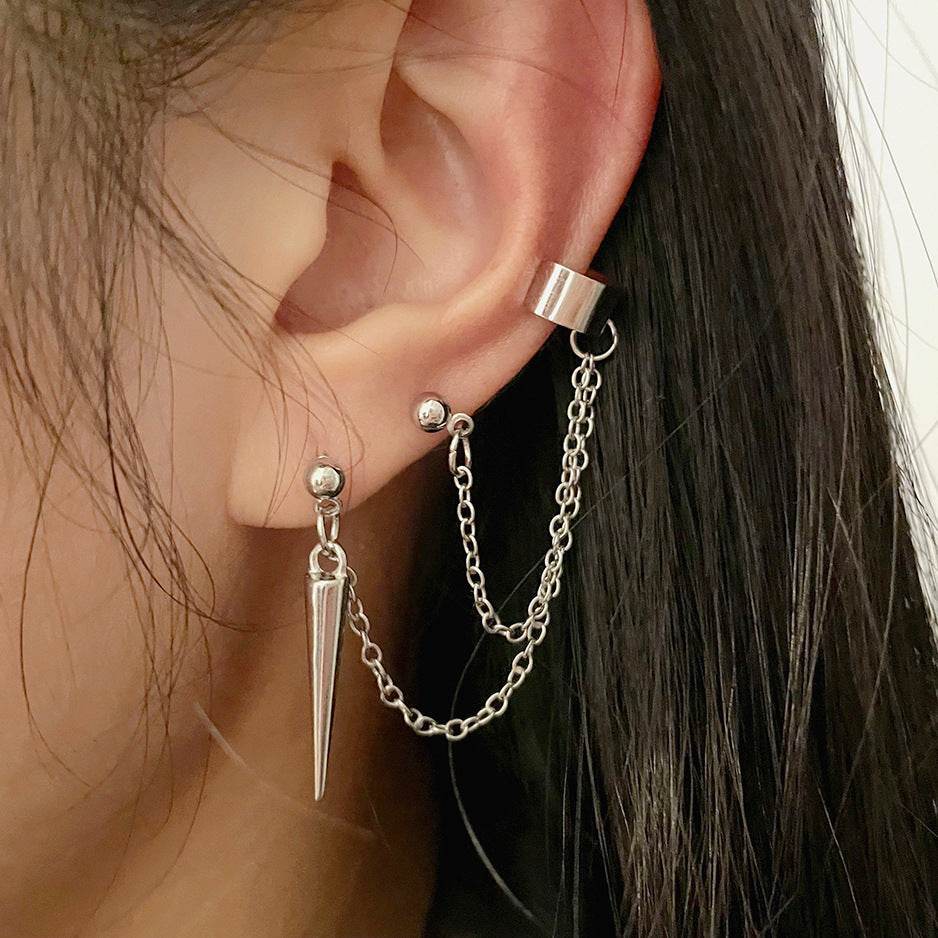 CED 50076 Ear Clip Set 7-piece, Creative Simple Alloy Earring Set - WhosaleJewelry